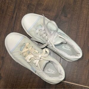 Nike MD Runner 2 Athletic Shoes Canvas Light Blue Sneakers Size 7